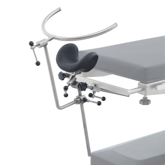 Horseshoe head rest with wrist support ring