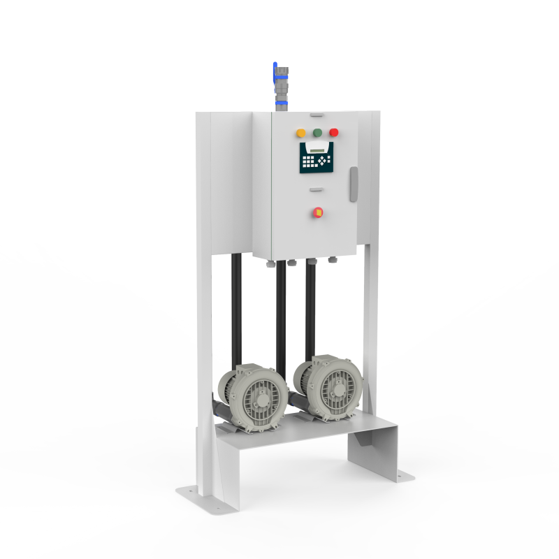 Sistema de eliminación de gases anestésicos, simple y doble