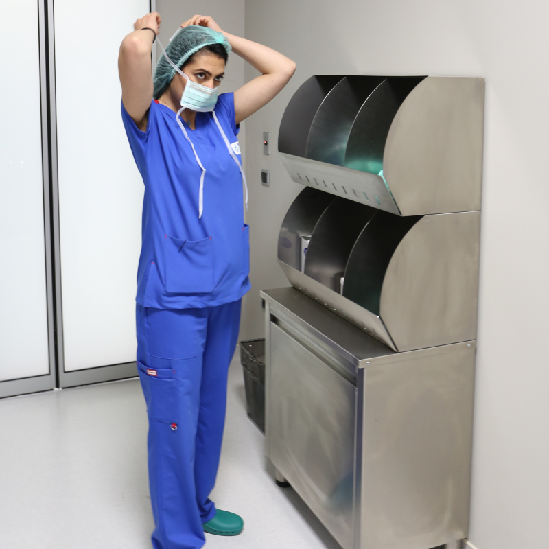 Cap, Bonnet and Mask Cabinet