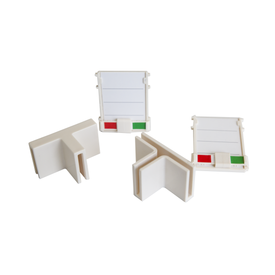 Label Holder and Shelf Divider